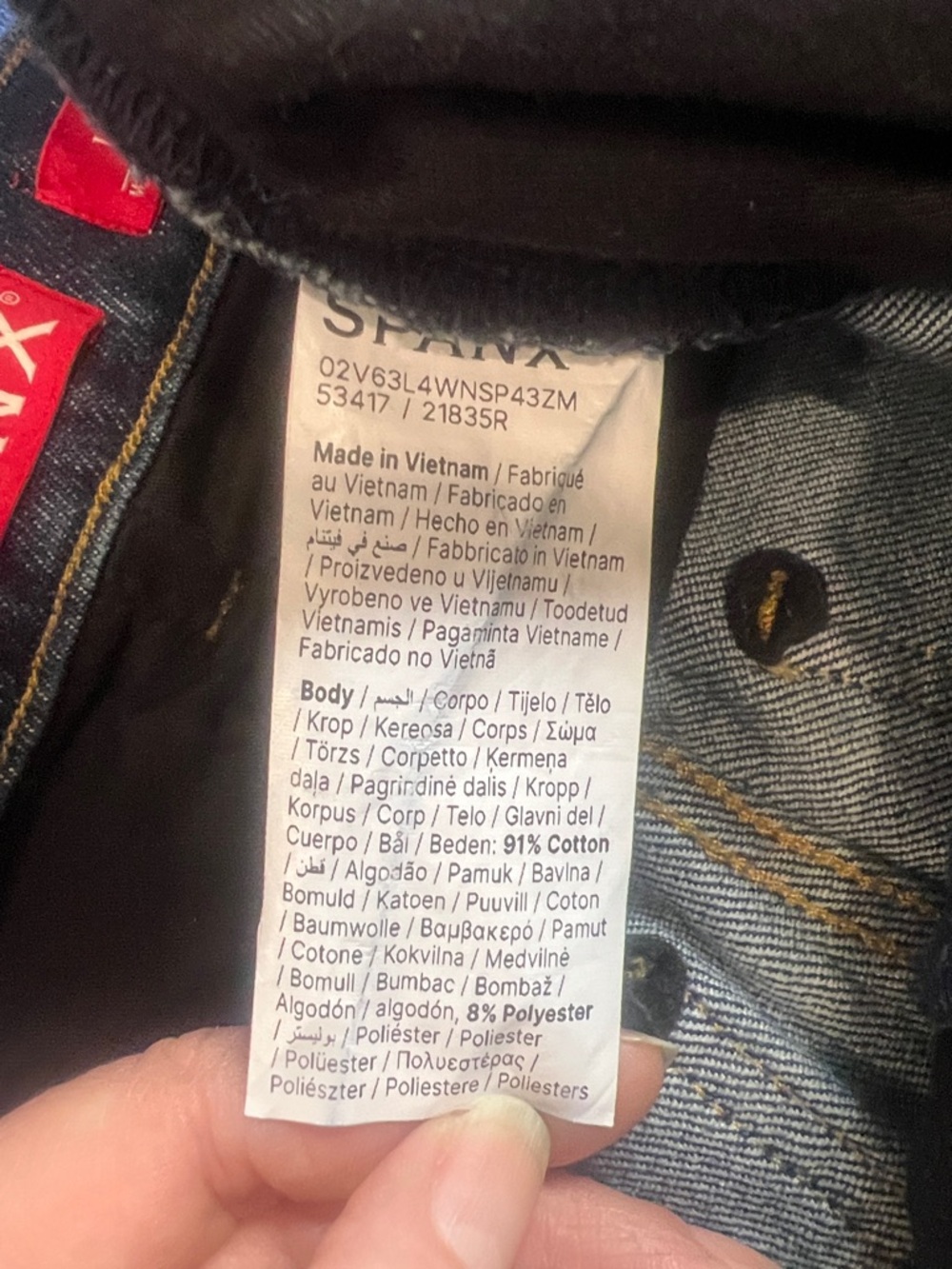 SPANX Barrel Leg Jeans in Medium Wash Size L - Picture 10 of 10